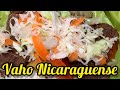 Cocinando un rico Vaho Nicaraguense