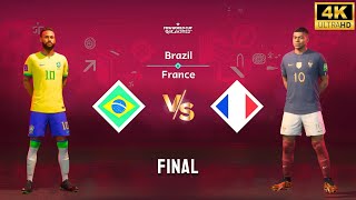 FIFA 23  Brasil vs France | Copa do Mundo Final | Neymar vs Mbappe [4K60]