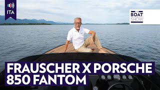 [ita] Frauscher X Porsche 850 Fantom - Prova Barca Elettrica - The Boat Show