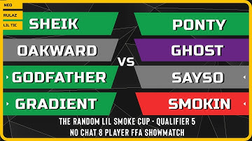 WC3 - Qualifier #5 - No Chat 8 Player FFA Showmatch - The Random Lil Smoke Cup
