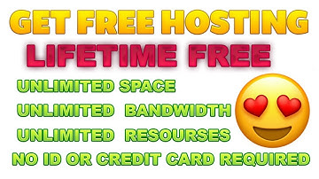 How To Get Free LifeTime Hosting With Unlimited Space Urdu Hindi