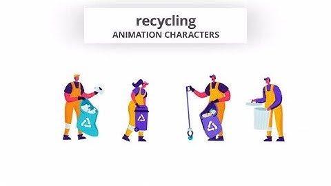 Recycling - Character Set After Effects Templates