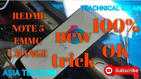 Redmi Note 5 (Vince) eMMC Change | Full Process | With Tested Files