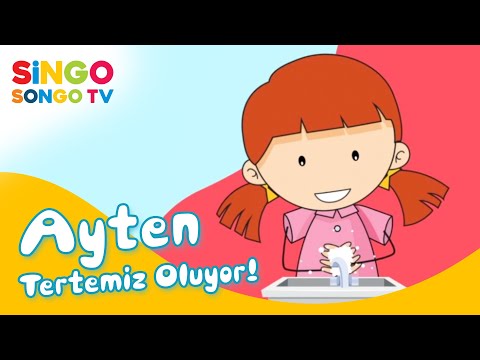 AYTEN Tertemiz Oluyor 🧼🚿 – SingoSongo TV I İsme Özel Çocuk Şarkıları 🎶