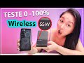 MAIS RÁPIDO DO MUNDO! Carregador Wireless 55w Teste 0 100% Xiaomi Mi 10 ultra