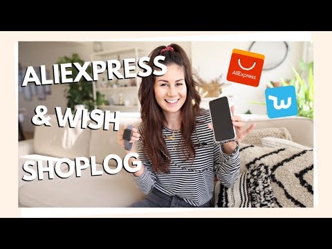 ALIEXPRESS & WISH SHOPLOG!