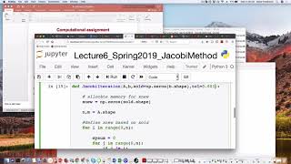 PGE310 Spring2019 Lecture6 LinSystems Jacobi GaussSeidel FormulationHeatedRod 2019 04 17