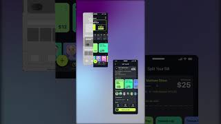 Money split and bill sharing application UI design. #uiux #uidesign screenshot 1