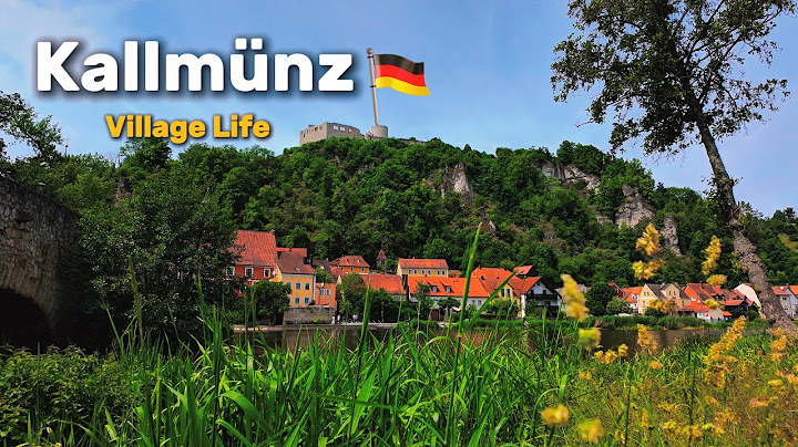Life Beneath The Cliffs | A Walk Through Timeless Kallmünz 🇩🇪 | 4K Germany