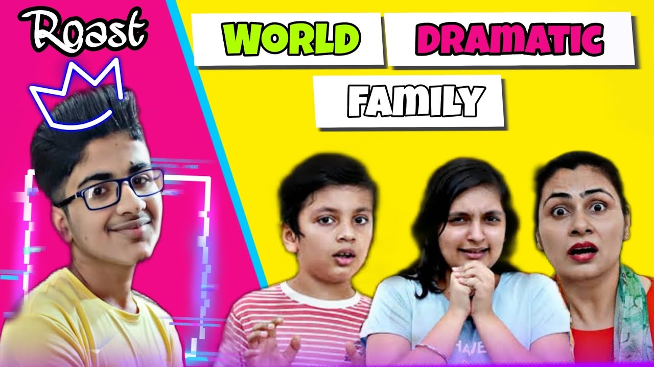 World Most Dramatic Family 🥴 || Aayu and Pihu Show Roast || Saim Affan Fun Tv