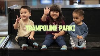 Trampoline Park at the Sawmill Adventure Park in Rothschild, Wisconsin