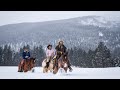 Triple Creek Ranch    A Montana Winter Hideaway