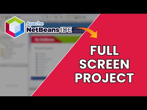 How to Full Screen Project in NetBeans 2025?