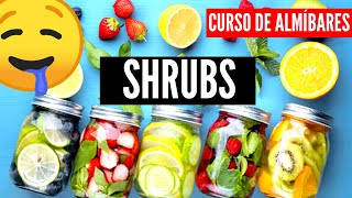 SHRUBS de FRESAS y MANDARINAS🍓 | CURSO Almíbar - jarabes - syrup