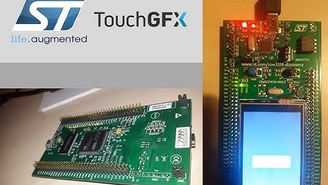 Touch button with toggle Led  [TouchGFX + STM32F429]