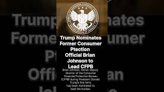 😮nominate Of CFPB #shorts #shortnews #usanewstoday