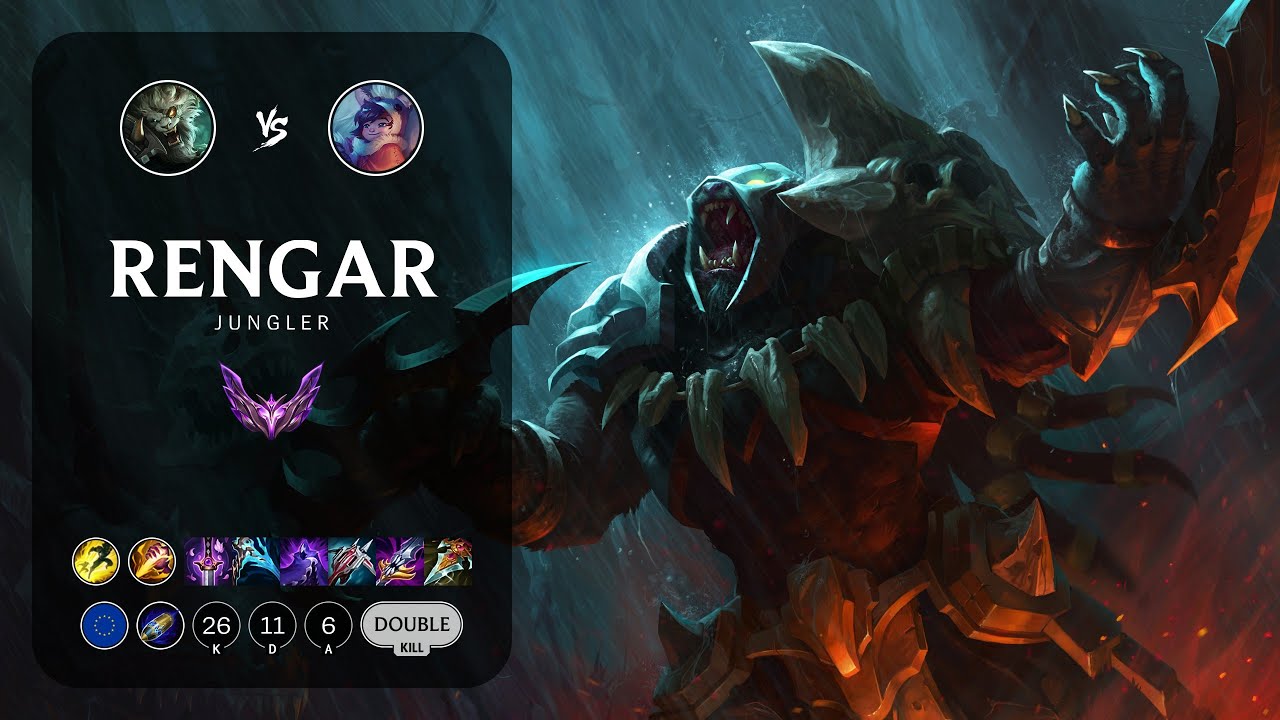 Rengar Jungle vs Nunu \u0026 Willump - EUW Master Patch 13.10, image size:1280x720