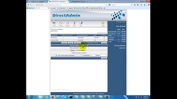 Hướng dẫn backup, restore database trên hosting Direct Admin