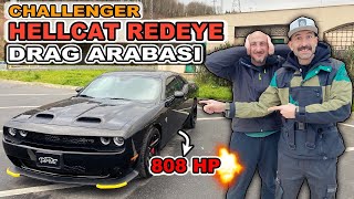 Hellcat Redeye Drag Arabasi 5 Mi̇lyon Tl 808 Beygi̇r Bi̇r Efsane