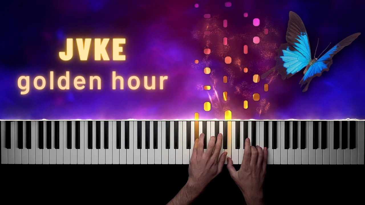 JVKE - golden hour | Piano Cover + Sheet Music - YouTube