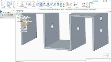 How to Extrude cut in solid edge for beginners
