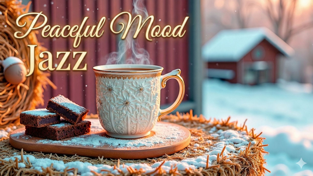 Peaceful Mood Jazz ☕ Bossa Nova instrumental for Relaxing, Holiday and Happy Moods