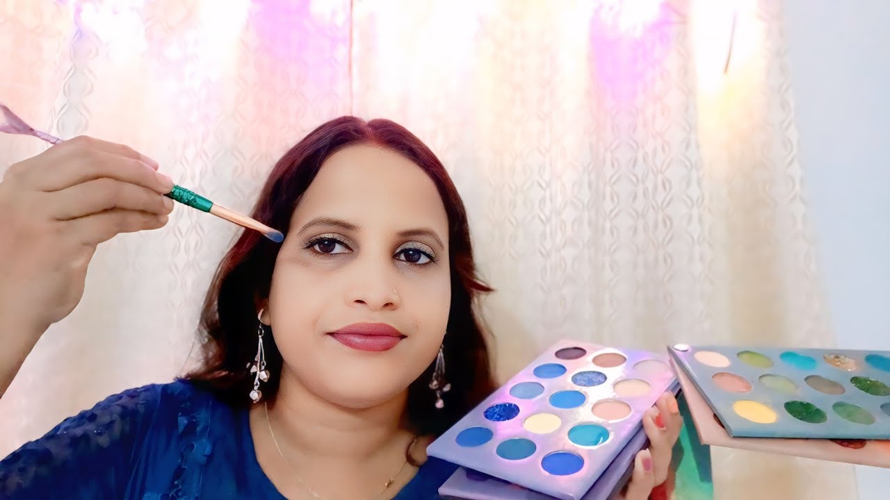 ASMR doing my Eye Makeup 