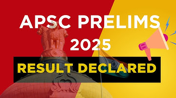 APSC Prelims 2025 Result Declared | Check Your Roll Number Now! 📢