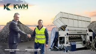 Triturador de Resíduos Lindner Jupiter 3200 - Implementado na KWM Kapersul Waste Management