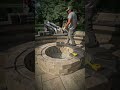 Lets Build a Firepit (Timelapse) #tristateoutdoorliving #firepit #patiodesign  #outdoorliving