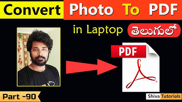 How to Convert Photo to PDF in Laptop in Telugu | how to convert image to pdf | jpg to pdf | 2025