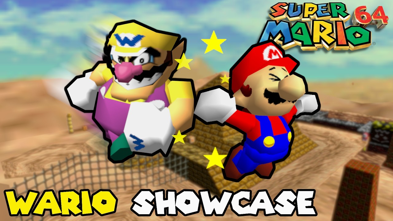 Демонстрация Super Mario 64 X Wario Land?!