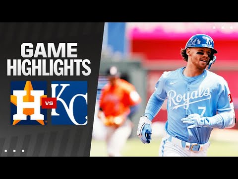 Astros vs. Royals Game Highlights (4/11/24) 