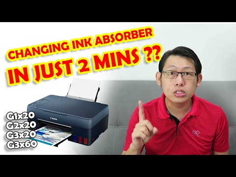 Canon G Series — как легко заменить картридж для обслуживания (MC-G02) для G1x20, G2x20, G3x20, G...