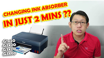 Canon G Series - How Replace Maintenance Cartridge (MC-G02) Easily for G1x20, G2x20, G3x20, G3x60