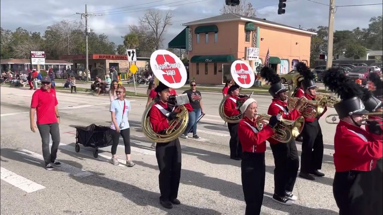 Holly Hill Christmas Parade 2022 Seabreeze High School Marching 100