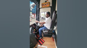 Extra long Volvo multi axle bus incredibly skilled Turning in tight curve🙌#shorts#volvo #youtube#bus