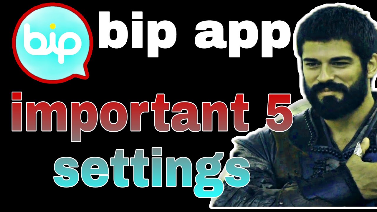 bip messenger app settings , bip app সেটিংস