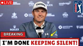 🚨SHOCKING! Jordan Spieth BREAKS SILENCE — “I’m Done Staying Quiet!” #pgatour