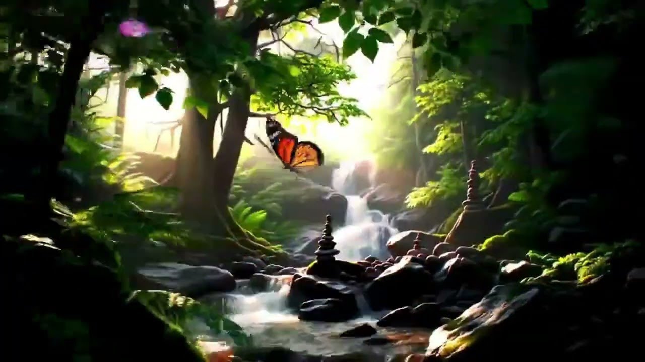 🌿 RESTORE YOUR NERVOUS SYSTEM WITH WATER AMBIENCE AND  PIANO MUSIC RELAXATION