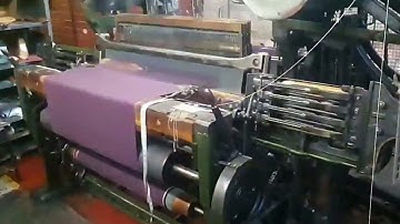 Dobcross shaft loom weaving in slow motion. Mesmerising!!!
