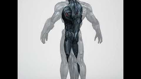 3D Model Game Ready Superhero Ultron at 3DExport.com