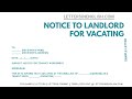 How to write a Letter to Landlord For Moving Out– Letter To Landlord Moving Out