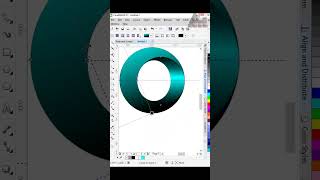 Corel Draw / 3D Circle Logo Design corel design coreldraw