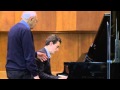 Gilbert Kalish / Piano Masterclass / Student - Netanel Grinshtein / Jerusalem Music Centre