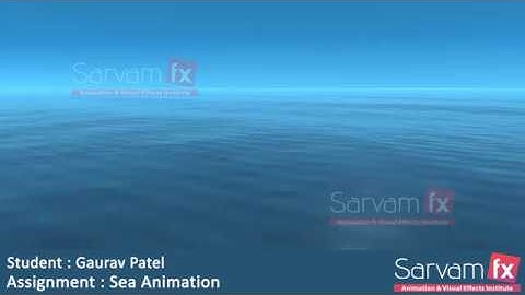 SARVAM FX ANIMATION INSTITUTE RAJKOT  Silent Sea Animation (Sarvam Student work)
