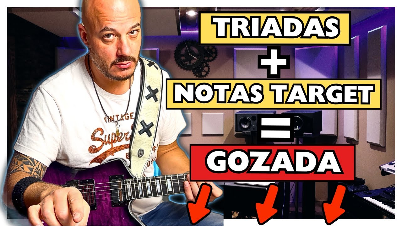😈 5 pasos para combinar Triadas y Notas target 🔥 Domina el mastil de tu guitarra como un Pro
