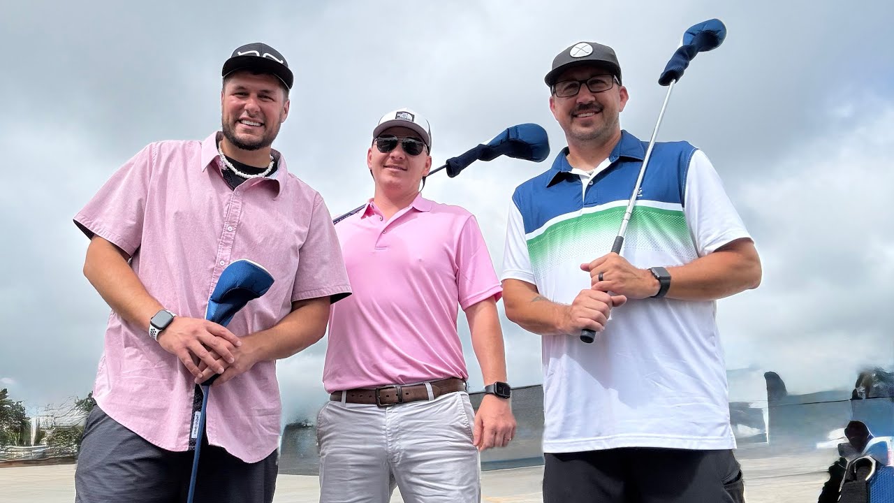 Worst golf swing ever!!!!! Golfing with the boys.