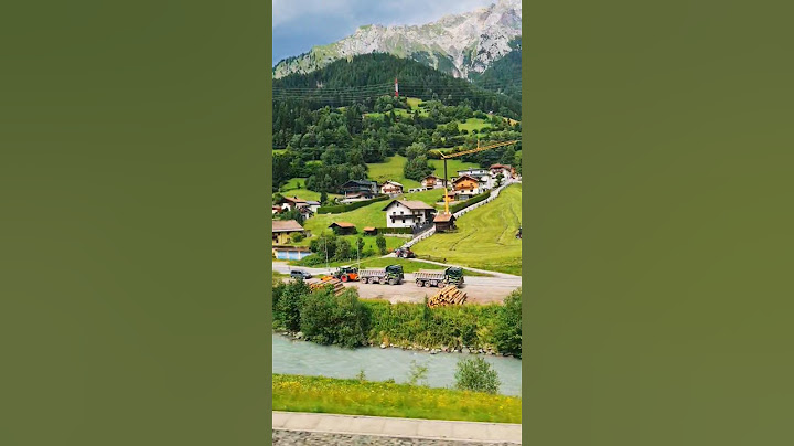 Scenic trip along ST. Anton Am Arlberg Austria #nature #travel #shorts #shortvideo #austria #usa