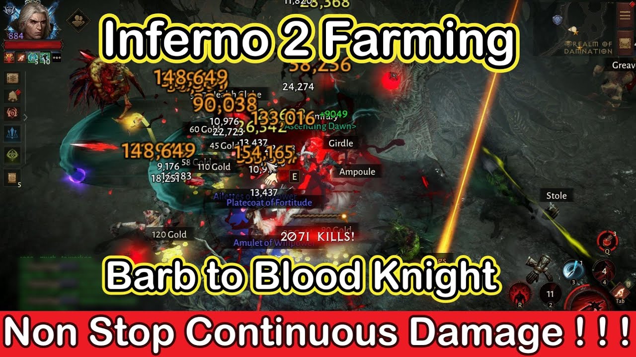 Bloody Awesome: DIABLO IMMORTAL Blood Knight Class Slays — GameTyrant